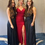 Lourdes de Red Lulu Hair Design junto a las estilistas colombianas Yadi y Kelvy Hernández (Brûlée Love For Hair) en el evento Wella Angel 2025